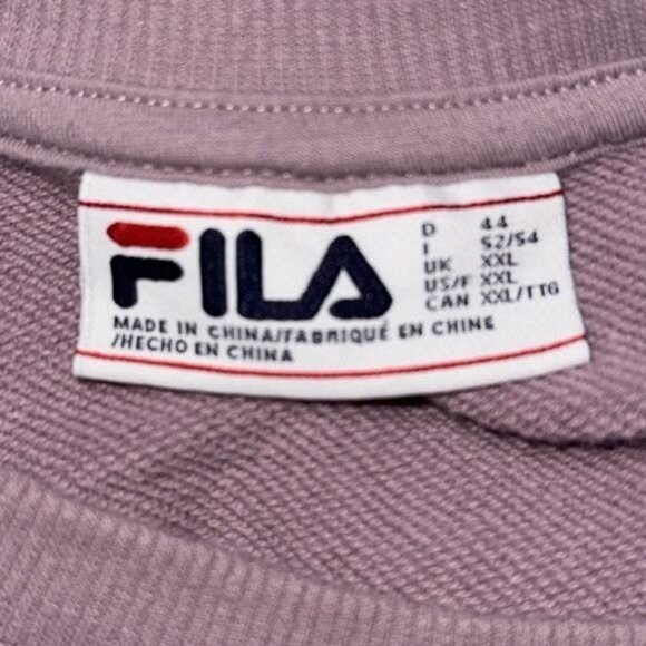 Fila Womens XX-Large Purple Sweatshirt - Picture 3 of 7